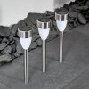 lampe solaire Gorizia LED Acier inoxydable, 3 lumières