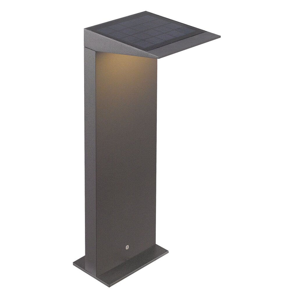 Borne lumineuse CMD AQUA SOLAR LED Anthracite, 1 lumière, Détecteur de mouvement main product photo