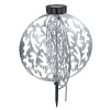lampe solaire Globo LED Argenté, 1 lumière