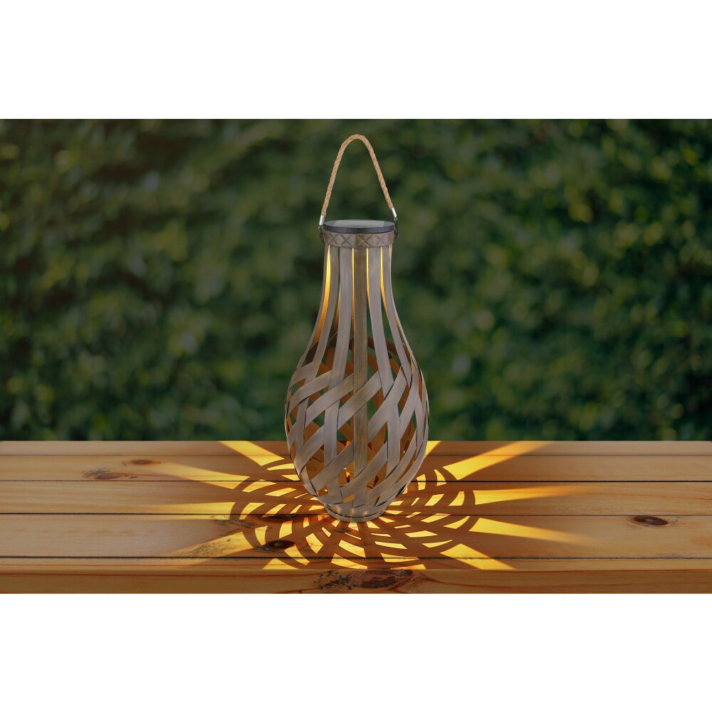lampe solaire Globo LED Brun, 1 lumière main product photo
