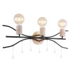 Applique murale Globo NOLE Noir, 3 lumières