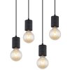 Suspension Globo HERMINE Noir, 8 lumières