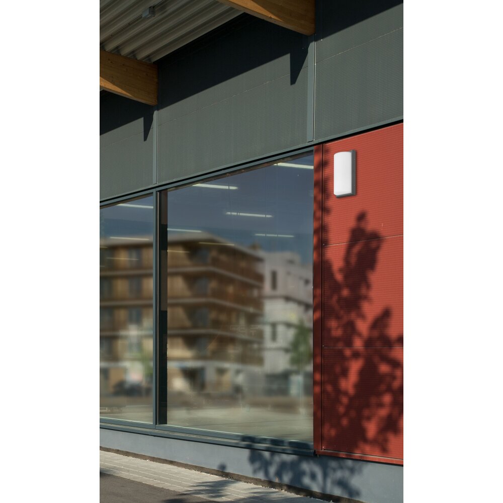 Applique murale d'extérieur LCD 039SEN Noir, 1 lumière, Détecteur de mouvement main product photo