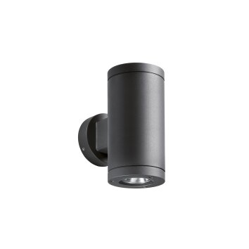 Applique murale d'extérieur LCD 1062LED Noir, 2 lumières