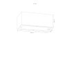 Applique murale d'extérieur LCD 1500 Noir, 1 lumière