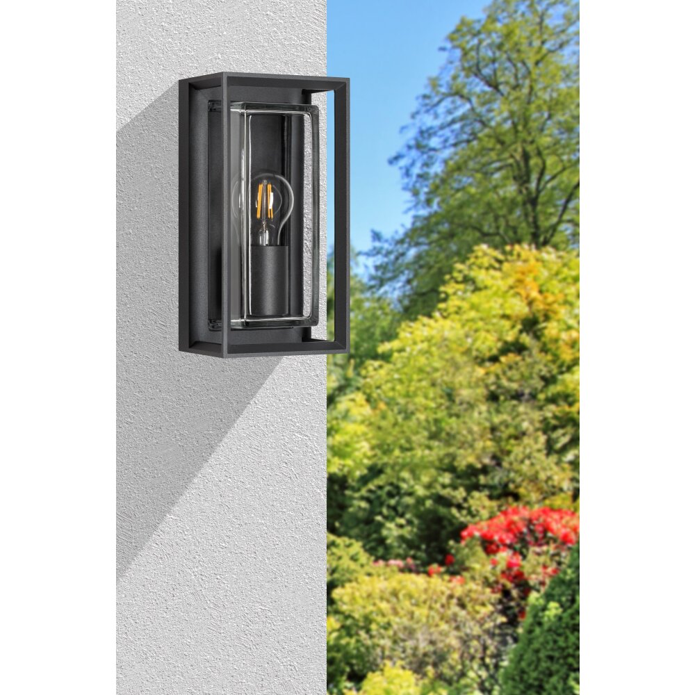 Applique murale d'extérieur LCD 5070 Noir, 1 lumière main product photo