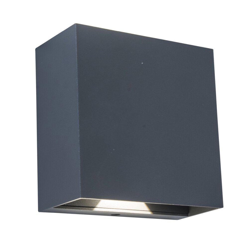Applique murale d'extérieur Lutec Gemini Beams LED Anthracite, 2 lumières main product photo