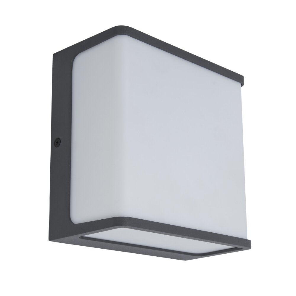 Applique murale d'extérieur Lutec Doblo LED Anthracite, 1 lumière main product photo