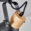 Plafonnier Elm Anthracite, Bois clair, 1 lumière