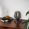 Lampe de table Barnegat Noir, 1 lumière