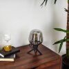 Lampe de table Barnegat Noir, 1 lumière