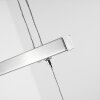 Suspension Bolonda LED Nickel mat, 3 lumières