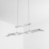 Suspension Bolonda LED Nickel mat, 3 lumières