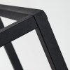 Lampadaire Woden Laiton, Noir, 3 lumières