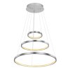 Suspension Globo RALPH LED Nickel mat, 1 lumière