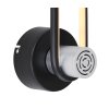 Applique murale Globo TOPPOLE LED Noir, 1 lumière