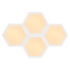 Plafonnier Globo LEANARA LED Blanc, 1 lumière