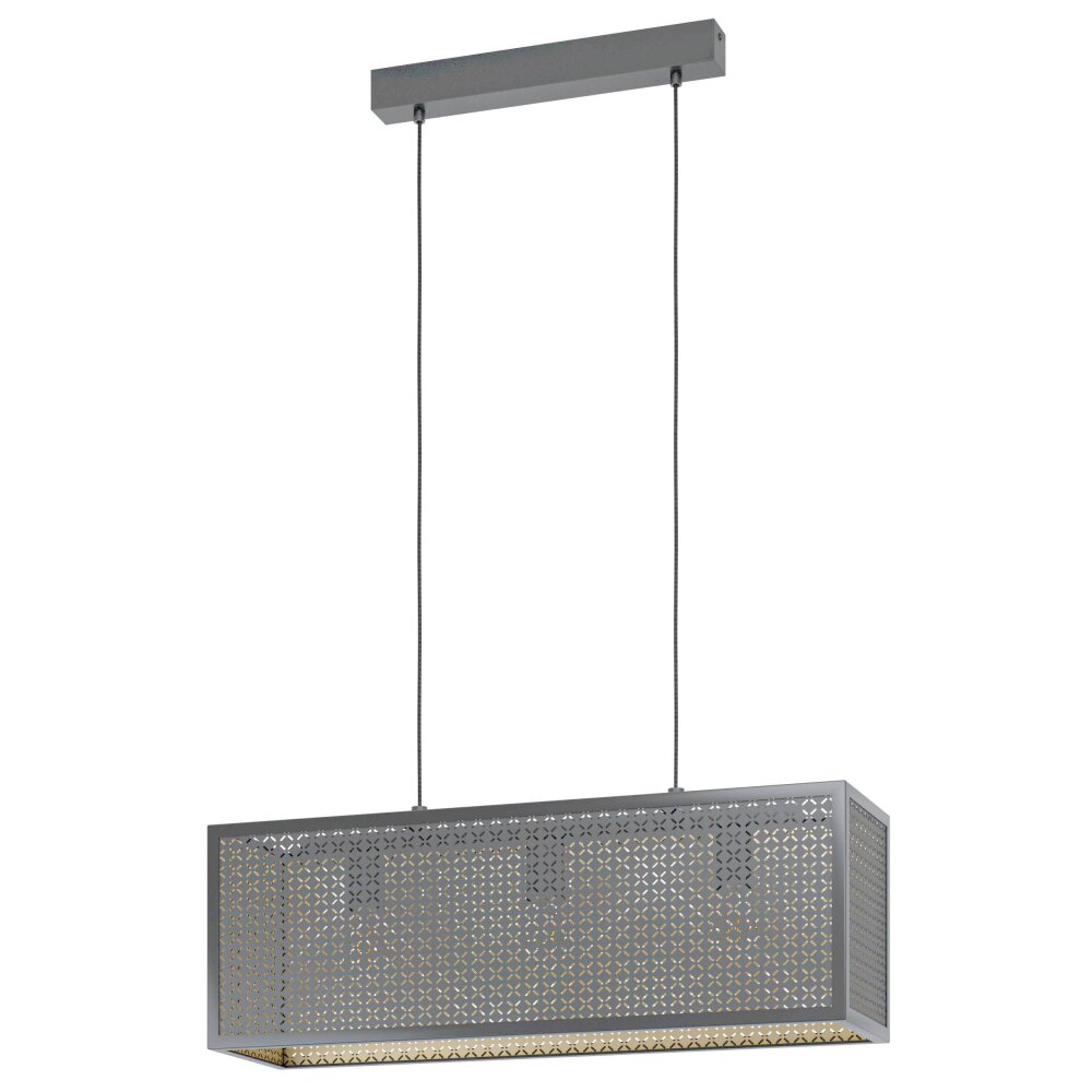 Suspension Eglo SALLICANO Or, Noir, 3 lumières main product photo