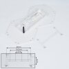 Plafonnier Fanebal LED, 1 lumière