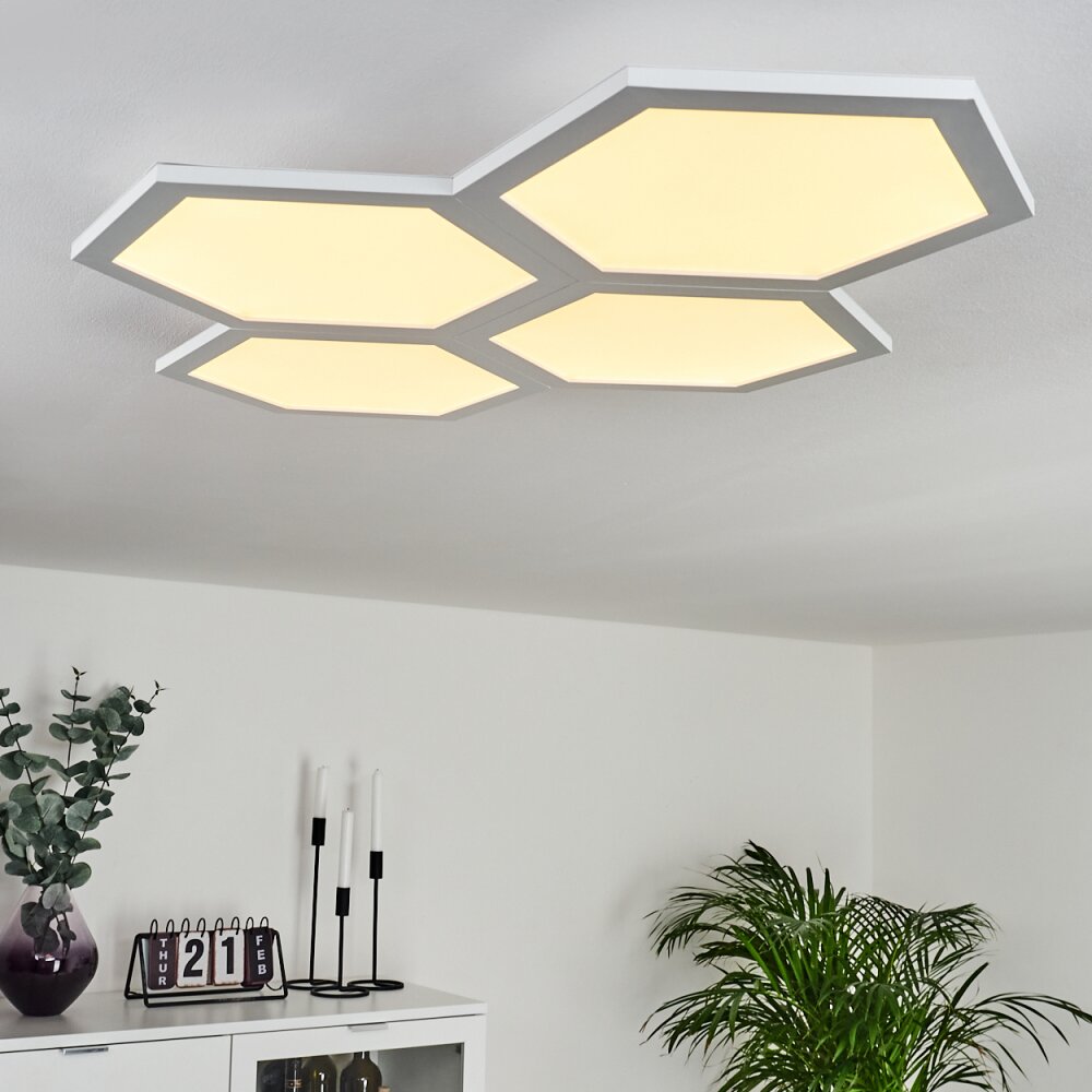 Plafonnier Fanebal LED Blanc, 1 lumière main product photo