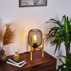 Lampe de table Ateponta Bois clair, Noir, 1 lumière