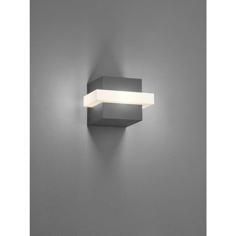 Applique murale d'extérieur Trio Mitchell LED Anthracite, 1 lumière main product photo