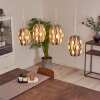 Suspension Ventimiglia Nickel mat, 4 lumières