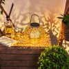 lampe solaire Moreland LED Cuivre, Noir, Argenté, 1 lumière