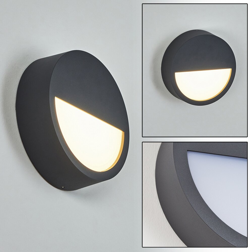 Applique murale d'extérieur Nagap LED Anthracite, Blanc, 1 lumière main product photo