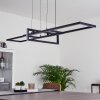 Suspension Omega LED Noir, 1 lumière