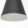 Suspension Steinhauer Vortex Noir, 5 lumières