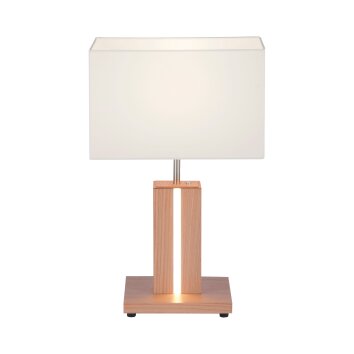 Lampe de table Leuchten Direkt AMADA Bois clair, 1 lumière Lampe de table Leuchten Direkt AMADA Bois clair, 1 lumière