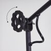 Lampadaire Peny Noir, 1 lumière