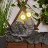 lampe solaire Sunderby LED Gris, Orange, 2 lumières