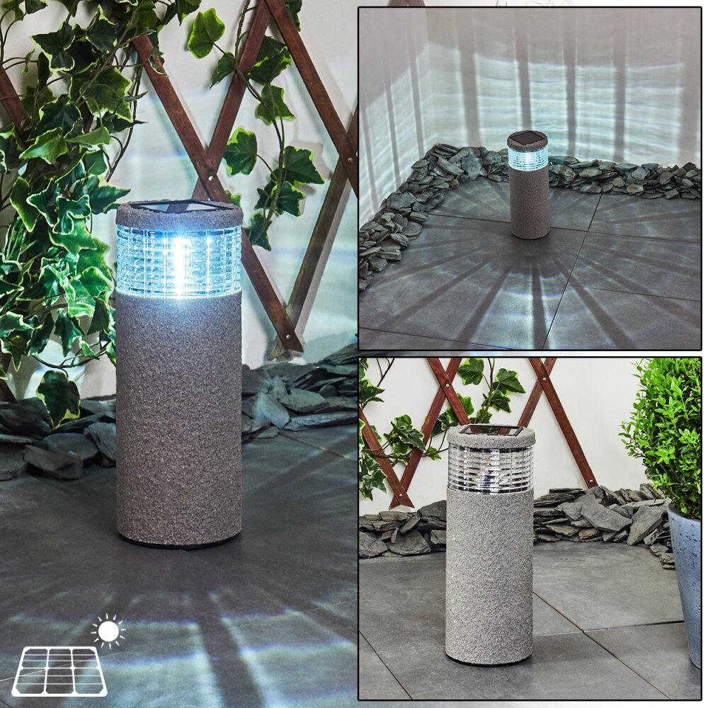lampe solaire Mesabolo LED Gris, Noir, 1 lumière main product photo