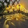 lampe solaire Staranzano LED Jaune, Noir, 1 lumière