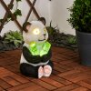 lampe solaire Pandia LED Vert, Rose, Noir, Blanc, 2 lumières