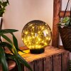 Lampe solaires Pollenca LED Noir, 30 lumières