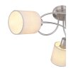 Plafonnier Globo AVA Nickel mat, 3 lumières