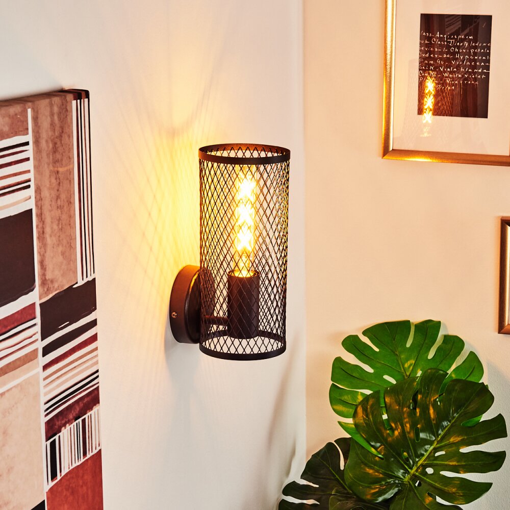 Applique murale Vislanda Noir, 1 lumière main product photo