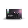 Spot, set de 3 de base Philips Hue Ambiance White & Color WACA Lily LED Noir, 1 lumière, Changeur de couleurs