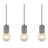 Suspension Globo FREDDY Argenté, 5 lumières