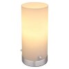 Lampe de table Globo CYLI LED Nickel mat, 1 lumière