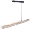 Suspension Globo FELICITAS LED Bois clair, Noir, 2 lumières