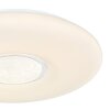 Plafonnier Globo SULLY LED Blanc, 1 lumière, Télécommandes, Changeur de couleurs
