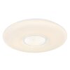 Plafonnier Globo SULLY LED Blanc, 1 lumière, Télécommandes, Changeur de couleurs