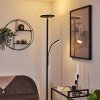 Lampadaire Wonsbek LED Noir, 2 lumières
