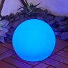 Lampe solaires Ykullen LED Noir, 1 lumière, Télécommandes, Changeur de couleurs