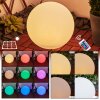 Lampe solaires Ykullen LED Noir, 1 lumière, Télécommandes, Changeur de couleurs