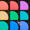 Lampe solaires Ykullen LED Noir, 1 lumière, Télécommandes, Changeur de couleurs